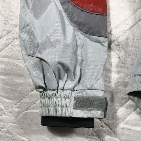 HydrO Vent by Polaris red and gray windbreaker jacket small - Picture 3 of 7